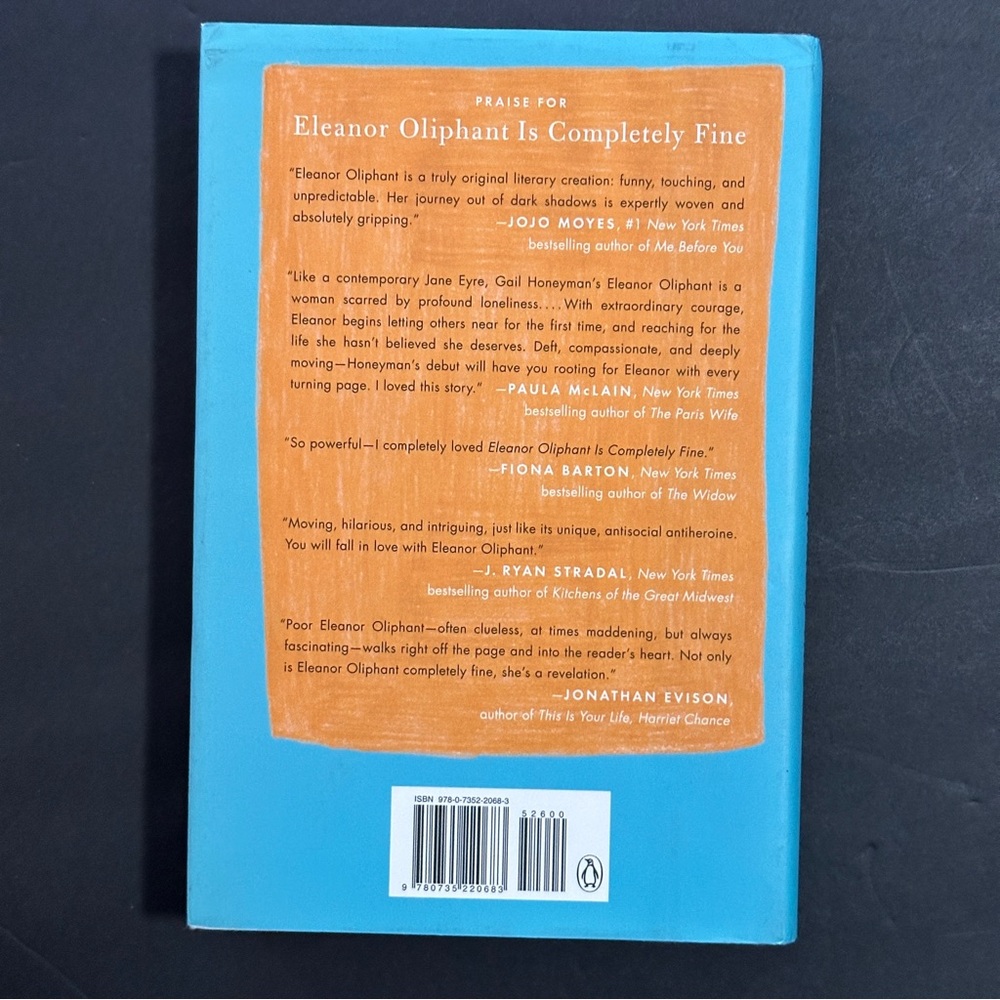 Eleanor Oliphant is Completely Fine: A Novel by Gail Honeyman | Fiction | HC - Picture 2 of 9